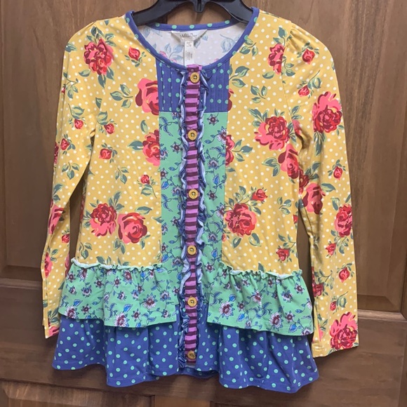 Matilda Jane girls setting sun tunic top size 10 - Picture 1 of 5